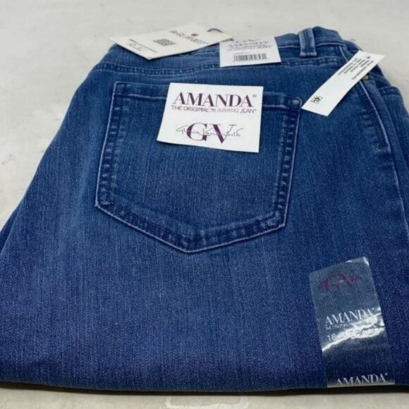 Women's Gloria Vanderbilt Amanda Classic Jeans Color: Frisco Size: 16 AVG/REG - Picture 2 of 5